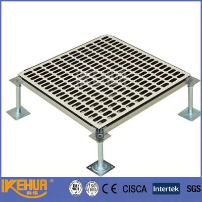 Access data center perforated floor tiles raised floor