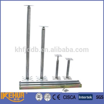 steel cement raised floor pedestal and stringer